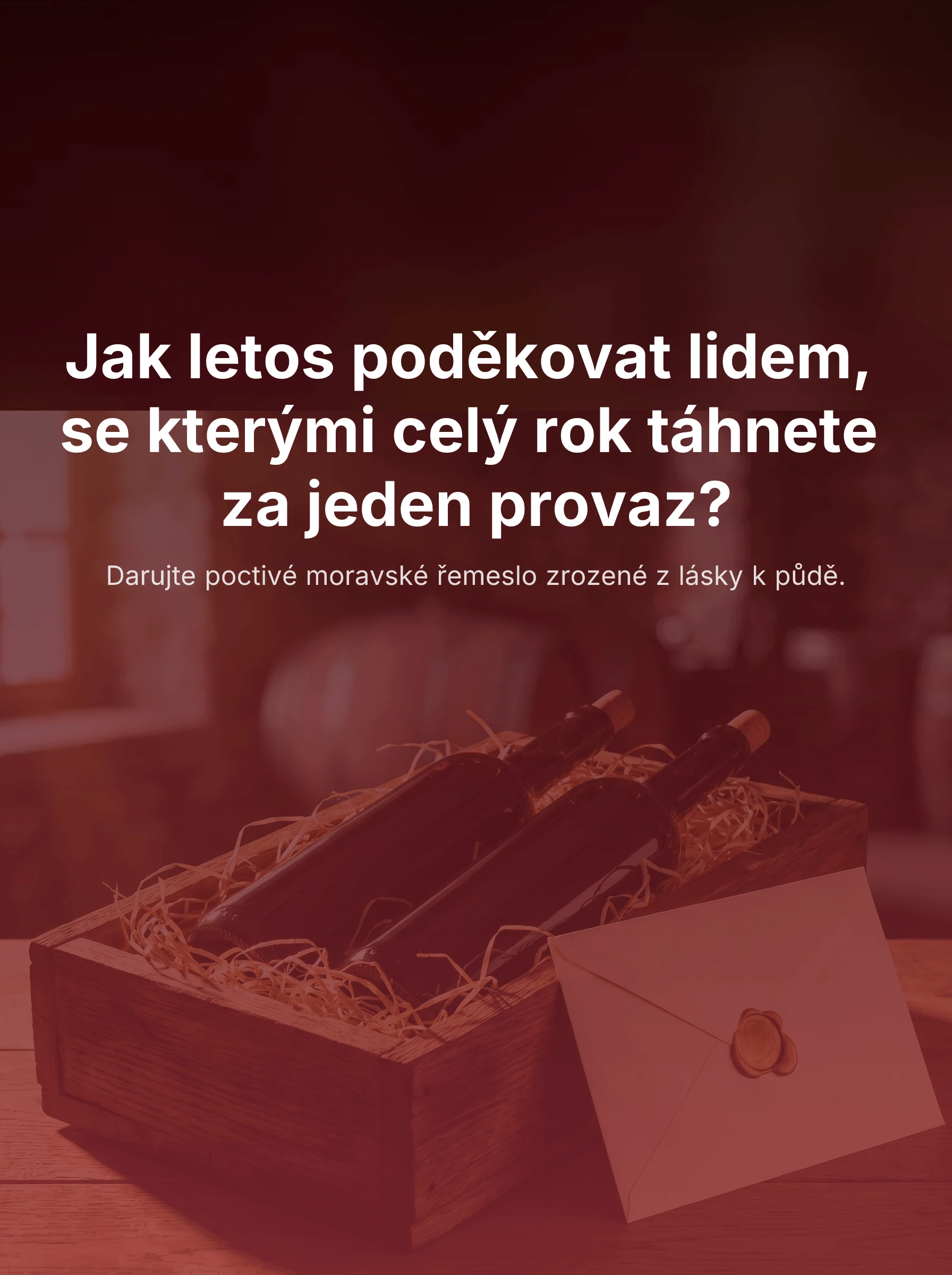 Příspěvek pro Vinařství Pod Strání