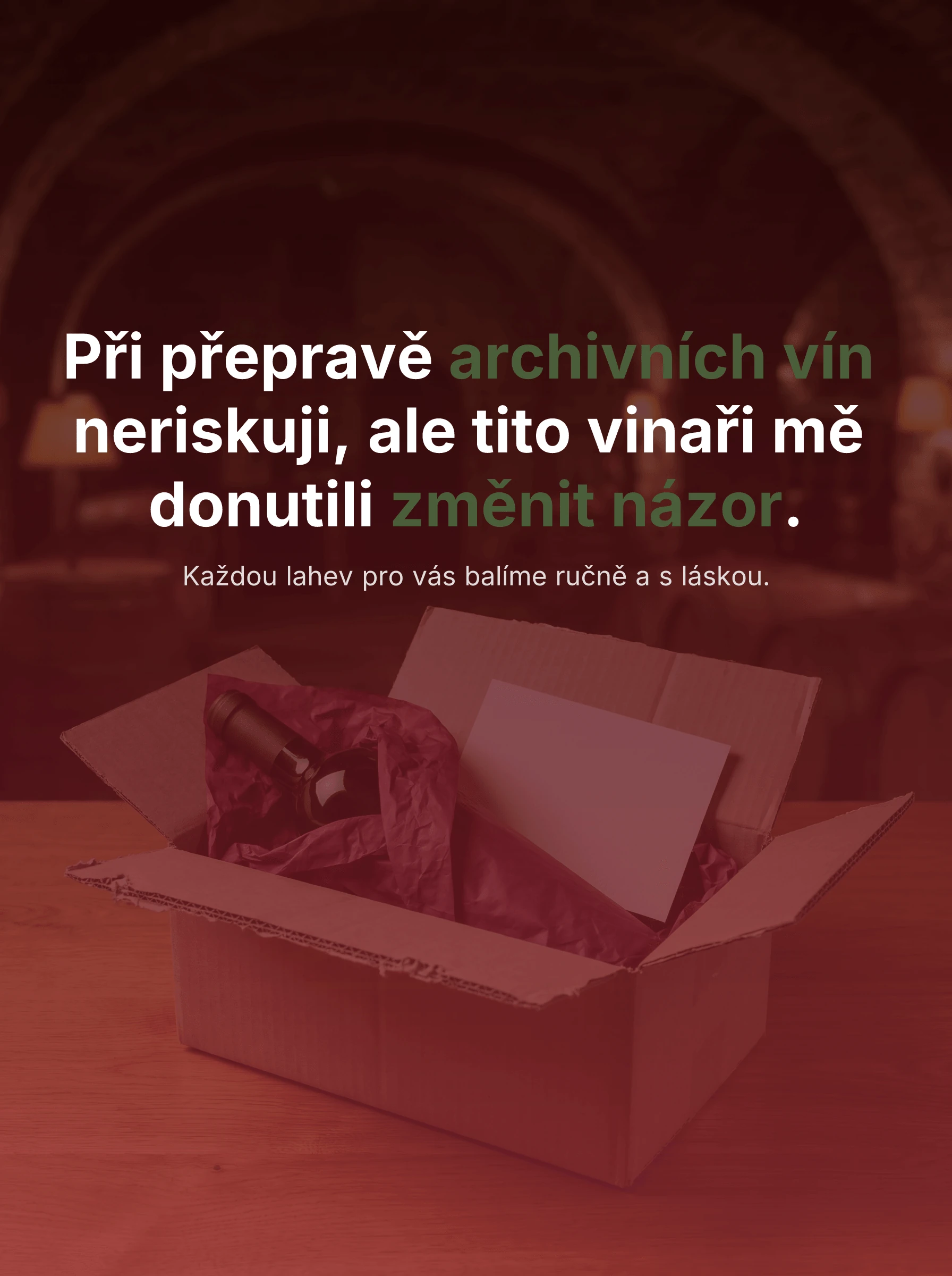 Příspěvek pro Vinařství Pod Strání