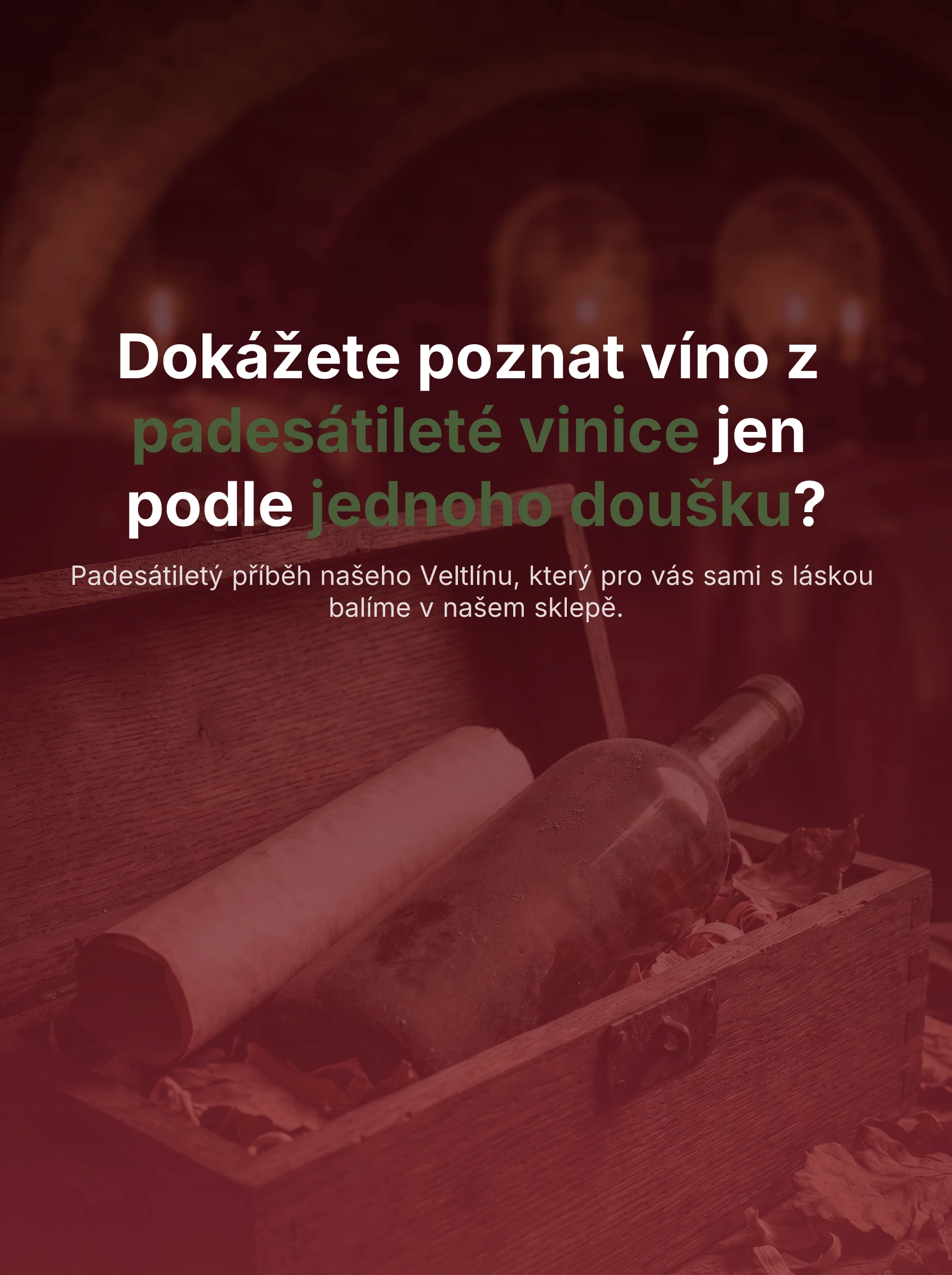 Příspěvek pro Vinařství Pod Strání